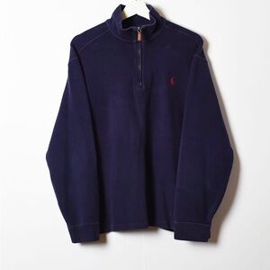 Ralph Lauren Polo Men’s Quarter-Zip Pullover – Navy Size XL